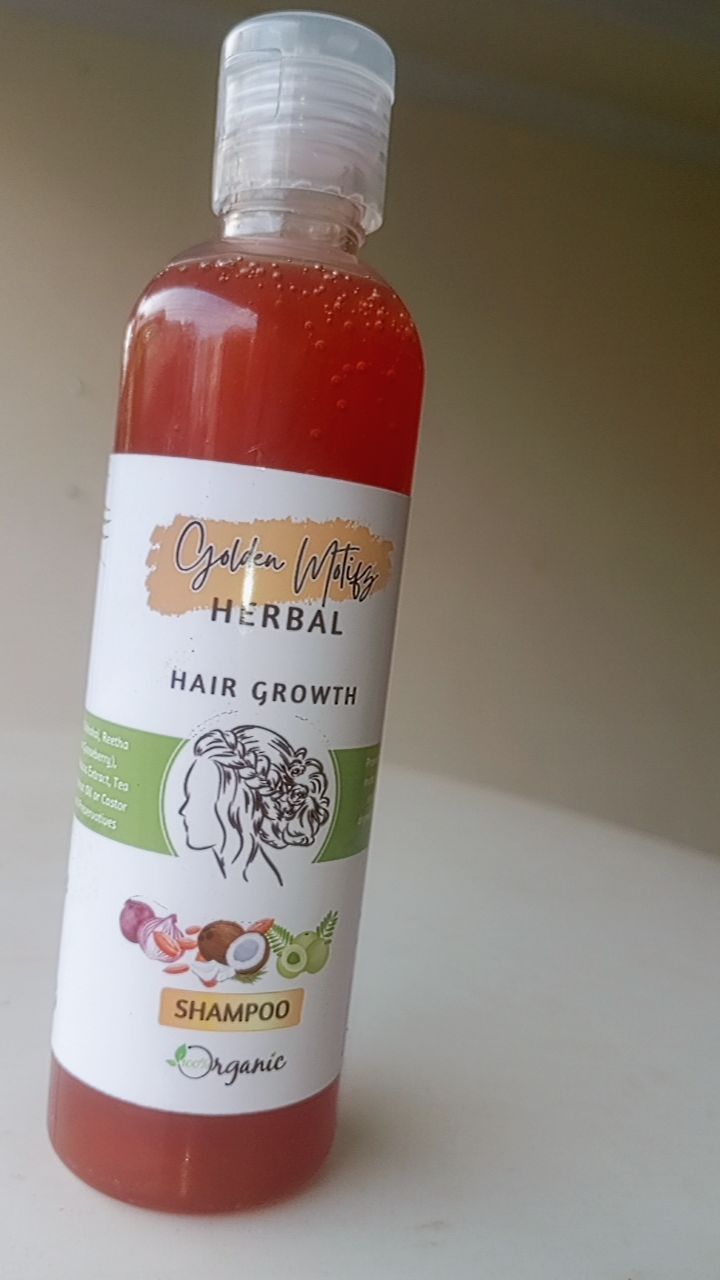 Organic golden herbal shampoo 15 herbs hair shampoo
