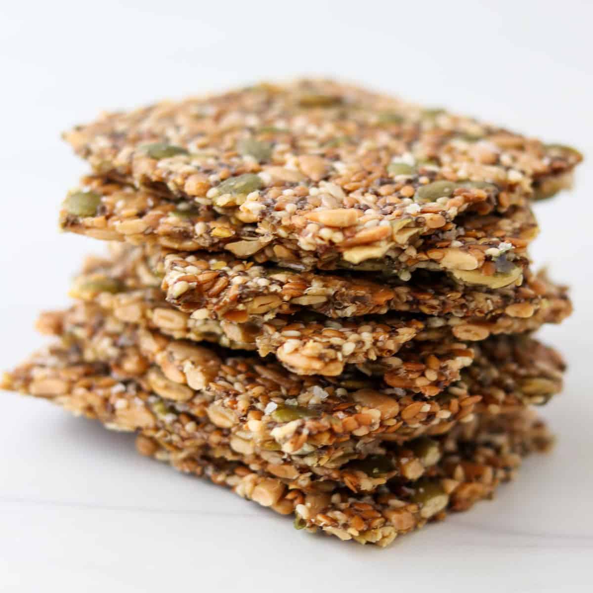 Protein packed seed crackers without sugar
