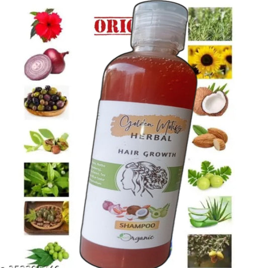 Organic golden herbal shampoo 15 herbs hair shampoo