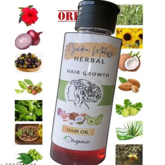 Golden motifz herbal hair oil 15 herbs infused oil